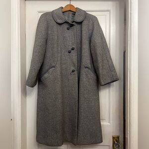 Vintage Classic Gray Women's Coat